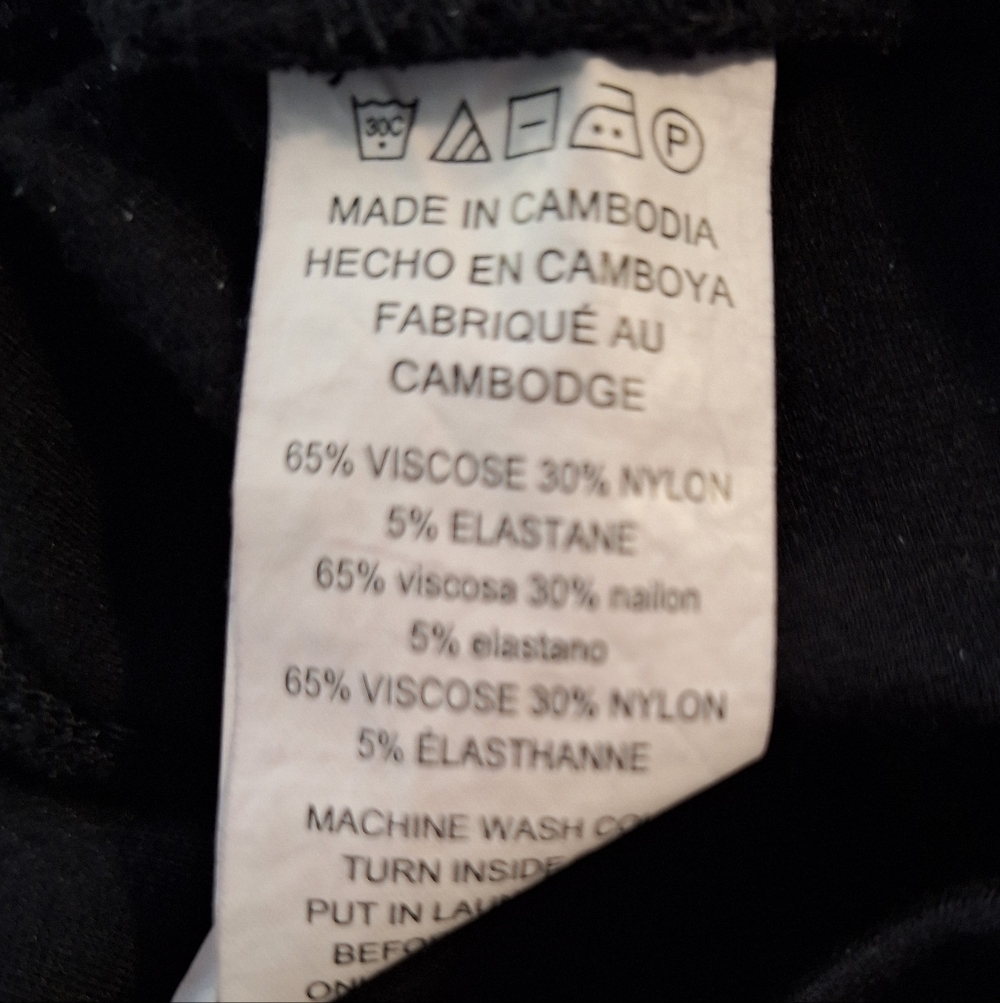 Michael Kors Black Pull On Dress Pants Trousers Sz LG *M6 - Picture 5 of 5